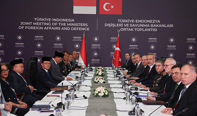 Ankara'da Türkiye-Endonezya Dışişleri ve Savunma Bakanları Toplantısı