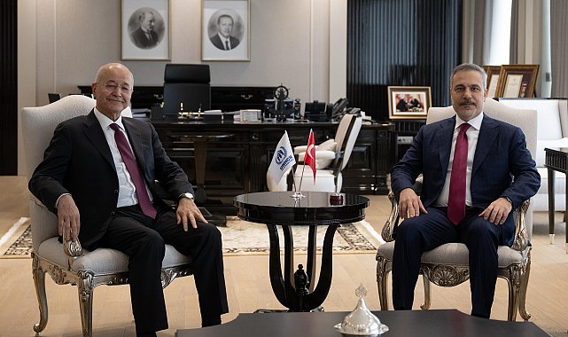 Bakan Fidan, BM Mülteciler Yüksek Komiseri Salih ile görüştü