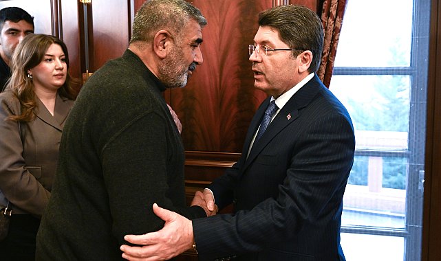 Bakan Tunç, Rojin Kabaiş'in babası ile görüştü
