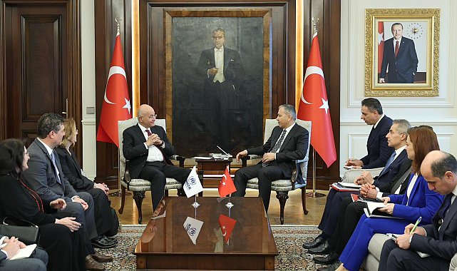 Bakan Yerlikaya, BM Mülteciler Yüksek Komiserliği heyetiyle görüştü