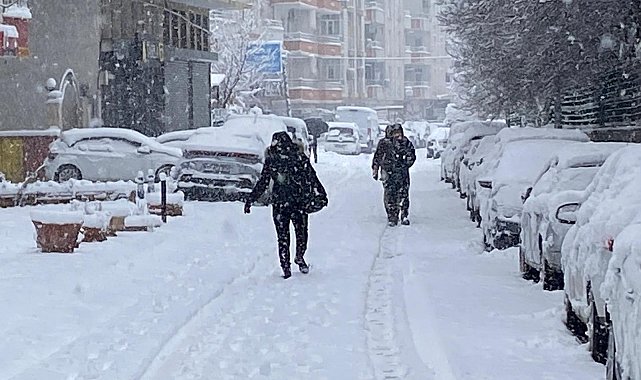 Batman'da 3'ü hariç tüm köy yolları kardan kapandı, uçuşlar iptal
