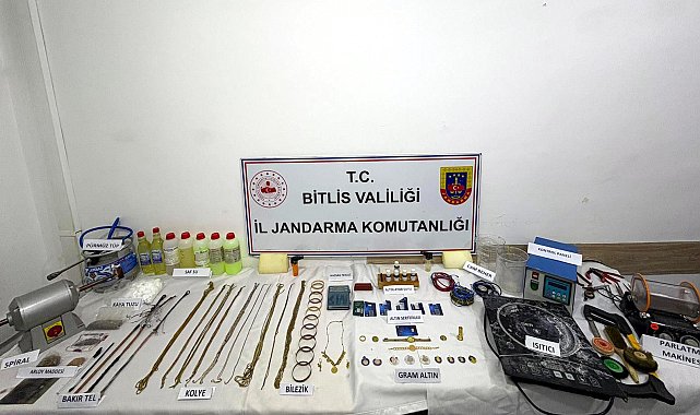 Bitlis'te sahte altın operasyonu: 2 tutuklama