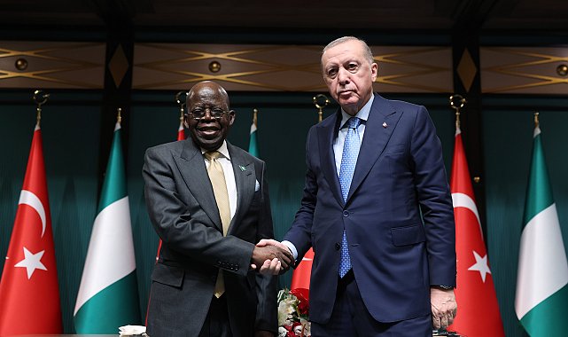 Cumhurbaşkanı Erdoğan, Nijerya Cumhurbaşkanı Tinubu'yu resmi törenle karşıladı