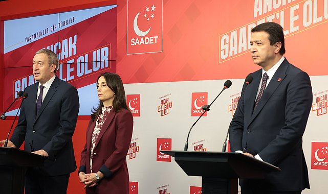 DEM Parti heyeti, Saadet Partisi Genel Başkanı Arıkan'ı ziyaret etti