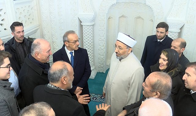 Diyanet İşleri Başkanı Arpaguş: İbadethanelerimizi yeniden ayağa kaldırmaya çalışıyoruz