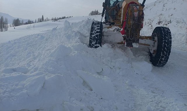 Doğu'da 2 bin 316 yerleşim biriminin yolu kapandı
