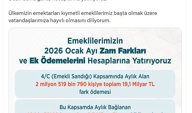 Emekli Sandığı maaş farkları yarın hesaplara yatırılacak
