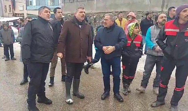 Erzurum'da iş yerinde patlama; yangın çıktı