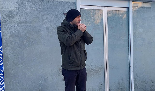 Erzurum'da kar, yerini soğuk havaya bıraktı