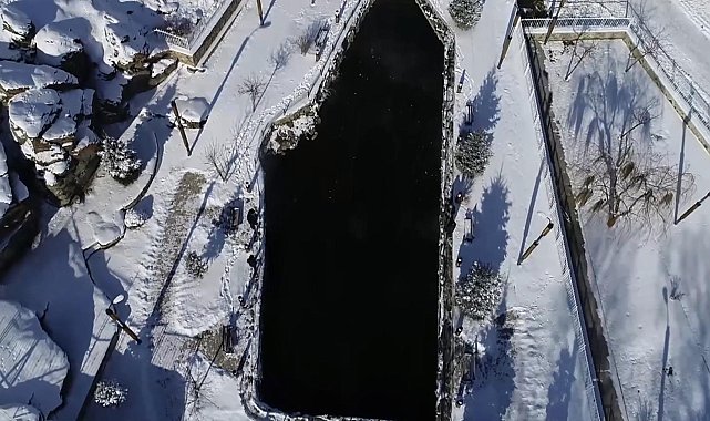 Erzurum'daki Balıklıgöl, eksi 30 derecede bile donmuyor
