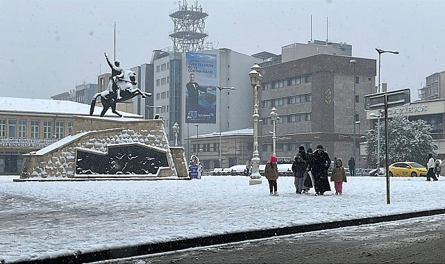 Gaziantep'te kar yağışı