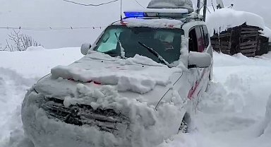 Giresun'da 5 KOAH hastasına 4x4 ambulansla ulaşıldı