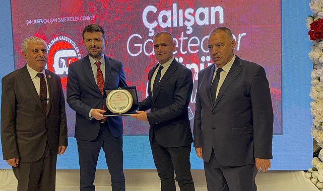 Güneydoğu Gazeteciler Federasyonu'ndan DHA muhabirine ödül