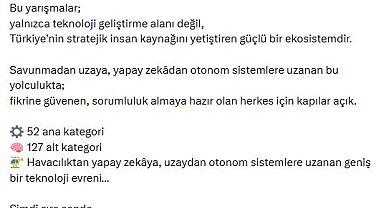 Haluk Görgün'den 'TEKNOFEST 2026' paylaşımı