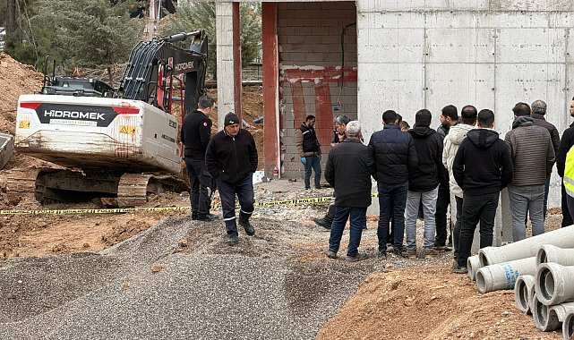 İş makinesiyle duvar arasında sıkışan işçi öldü