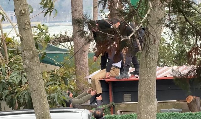 İstanbul - Sarıyer'de silahla başından vurulmuş halde bulundu; ölüm haberini alan yakınları çatıya çıktı
