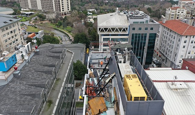 İstanbul- Şişli'de otele ait kaçak yapı yıkıldı