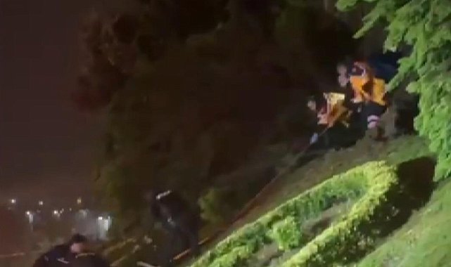 İstanbul - Zeytinburnu'nda devrilen ağacın altında kalan kişi hastaneye kaldırıldı