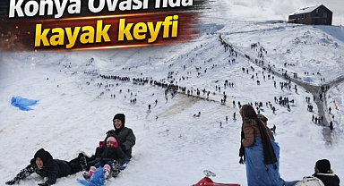 Konya Ovası'nda kayak keyfi