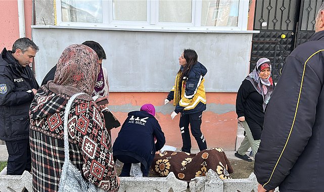 Kütahya'da balkondan düşen kadın yaralandı