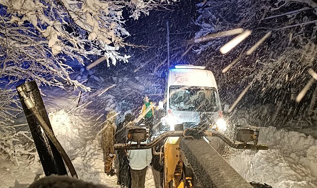Malatya'da karda mahsur kalanlar kurtarıldı