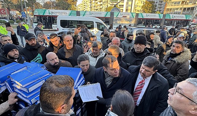 Martı TAG'dan İzmir Büyükşehir Belediyesi UKOME'ye 48 bin dilekçe