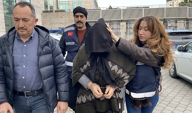 Samsun'da bıçaklı, satırlı cinayetin 3 şüphelisi adliyede
