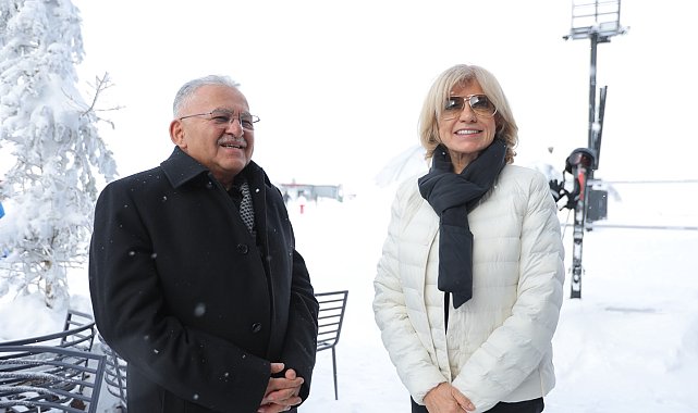 Tansu Çiller, tatil için Erciyes'te