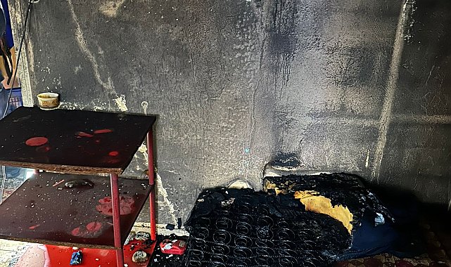Tek başına yaşadığı evde çıkan yangında öldü