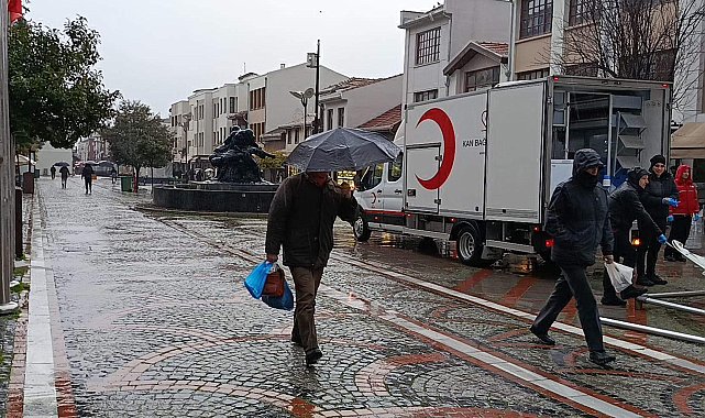 Trakya'da sağanak etkili oldu