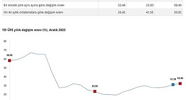 TÜİK: Yurt dışı üretici fiyatları aralıkta arttı