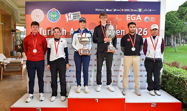 Türkiye Kadınlar ve Erkekler Amatör Açık Golf Şampiyonası tamamlandı