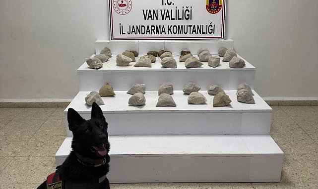 Van'da 24 kilo eroin ele geçirildi
