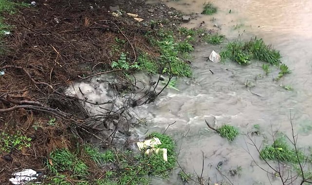 'İZSU Atık Su Pompa İstasyonu'ndan taşan kanalizasyon suları Tahtalı Barajı'na karışıyor'