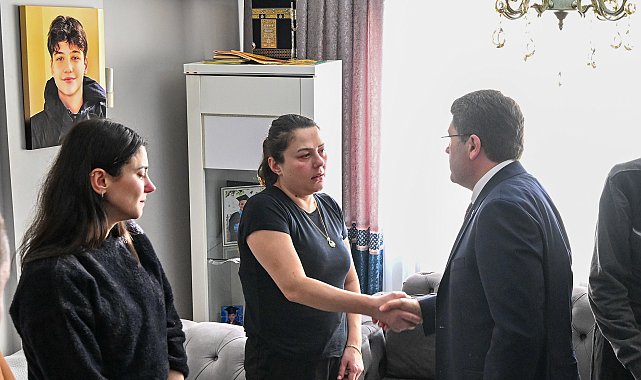 Adalet Bakanı Tunç'tan, Atlas Çağlayan'ın ailesine ziyaret