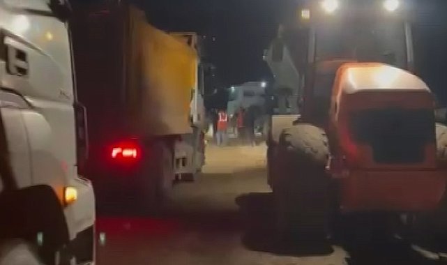 Adana'da heyelan nedeniyle kapanan Feke-Saimbeyli karayolu ulaşıma açıldı