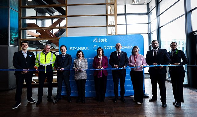 AJet Rotterdam seferlerine başladı