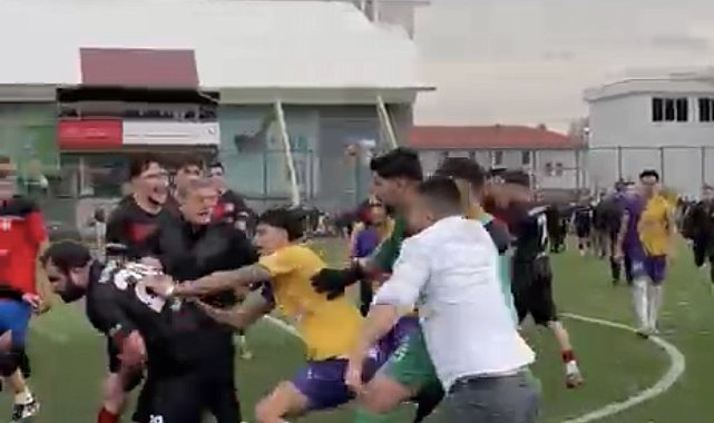 Amatör maçta kavga: 1 yaralı