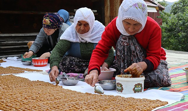 Asırlık kış lezzeti; keş tatlısı yazın hazırlanıp kışın sofralara geliyor