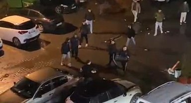 AVM otoparkındaki bıçaklı kavga kamerada