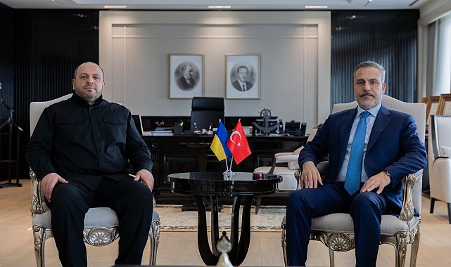 Bakan Fidan, Ukrayna Milli Güvenlik Konseyi Sekreteri Umerov ile görüştü