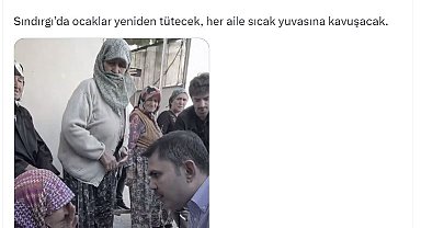 Bakan Kurum'dan 'Sındırgı Afet Konutları' paylaşımı