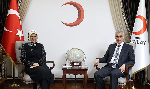 Bakan Memişoğlu, Türk Kızılay Genel Başkanı Yılmaz ile bir araya geldi