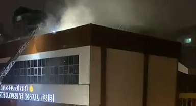 Başkentte saunada çıkan yangın söndürüldü