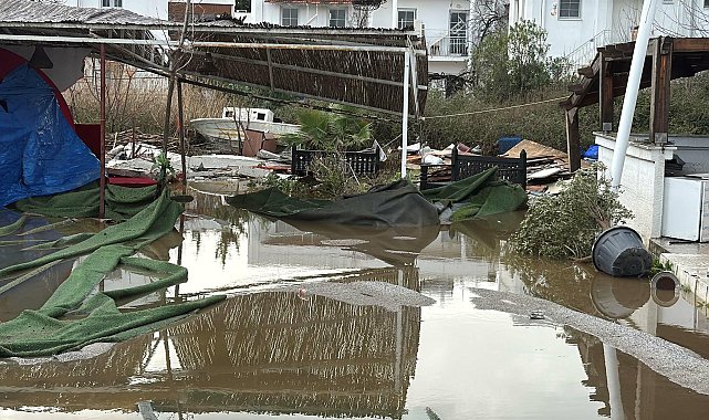 Bodrum'da 109 ev ve iş yerini su bastı, metrekareye 65 kilogram yağış düştü