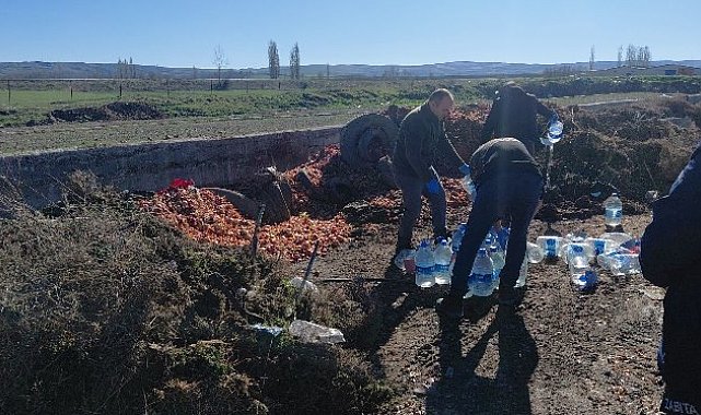 Çorum'da 180 litre kaçak alkol imha edildi