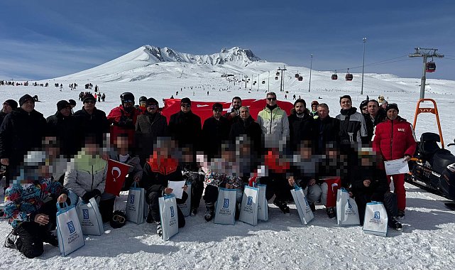 Denetimli serbestlikten yararlanan 13 çocuğa kayak eğitimi verildi