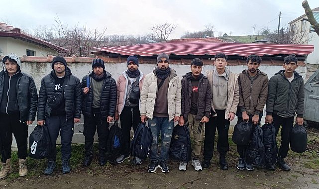 Edirne'de 9 kaçak göçmen yakalandı