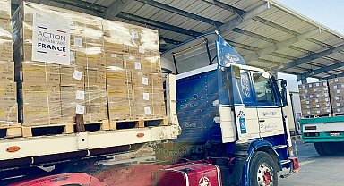 Fransa'dan Gazze'ye 80 ton gıda yardımı