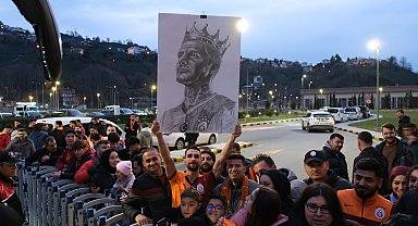 Galatasaray kafilesi, Rize'de